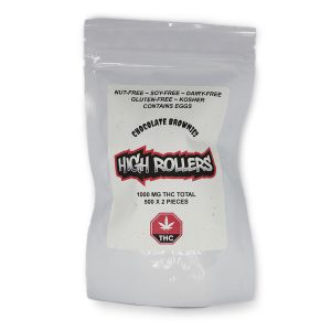 high rollers chocolate brownies 1000mg